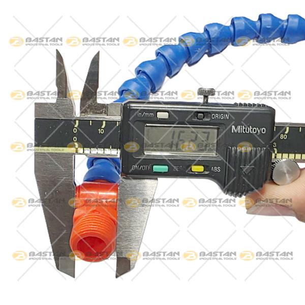 شلنگ آب صابون 3/8 پلاستیکی مهره کوچک شیردار