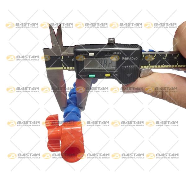 شلنگ آب صابون 3/8 پلاستیکی مهره کوچک شیردار