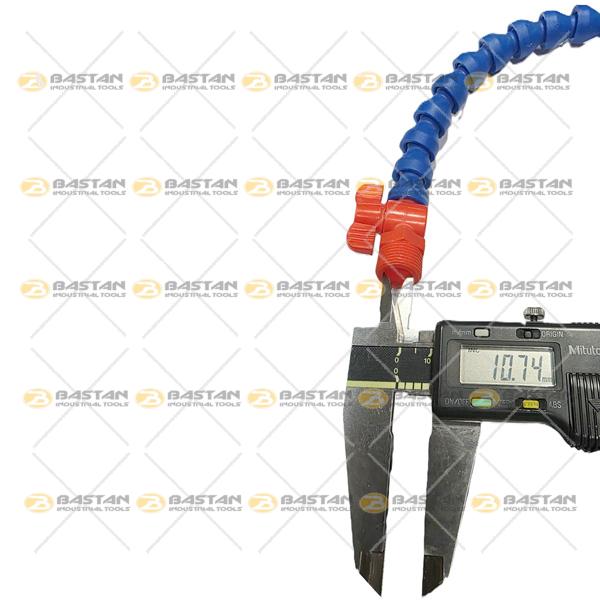 شلنگ آب صابون 3/8 پلاستیکی مهره کوچک شیردار