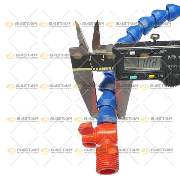 شلنگ آب صابون 3/8 پلاستیکی مهره کوچک شیردار