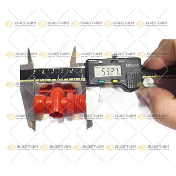 پیچ اتصال همراه شیر پلاستکی سایز 1/2