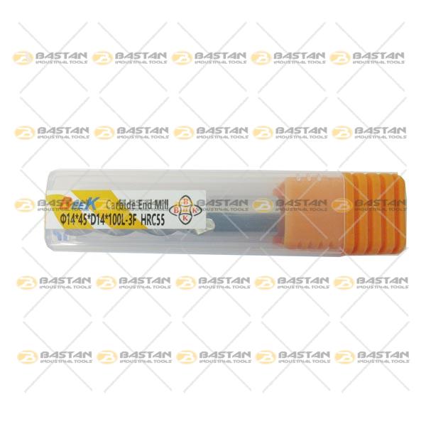 فرز انگشتی سه پر کارباید آلومنیوم تخت HRC55 برند BEEK (بیک) (در 121 سایز)