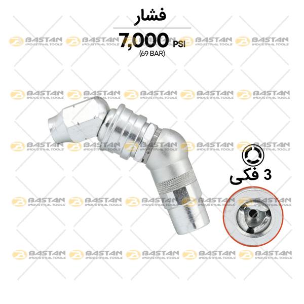 سری گریس پمپ دستی 360 درجه همراه سوپاپ M10*1 برند GROZ (گروز)