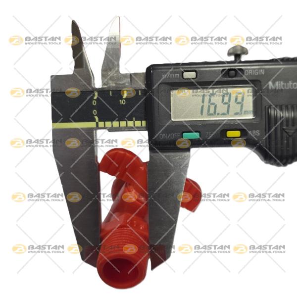 پیچ اتصال همراه شیر پلاستکی سایز 3/8