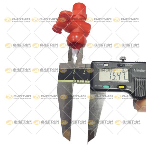 پیچ اتصال همراه شیر پلاستکی سایز 3/8