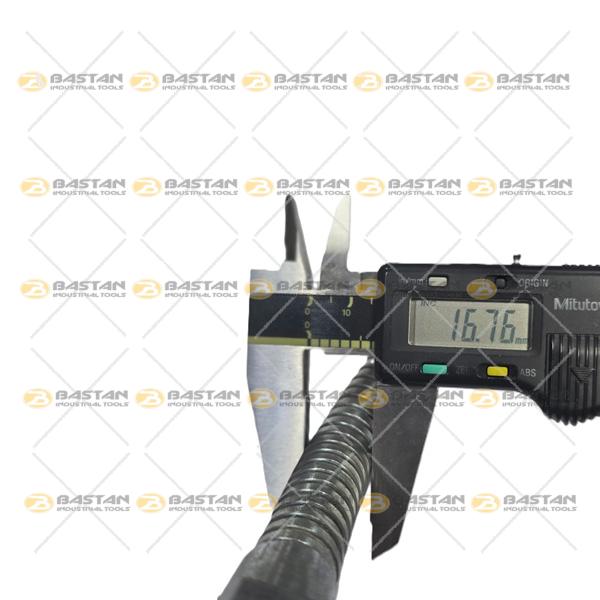 شلنگ آب صابون 1/4 فلزی 50 سانت کمر بزرگ