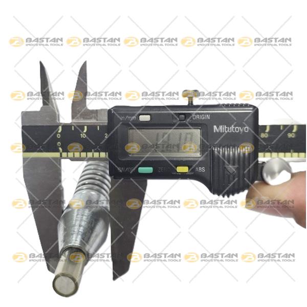 شلنگ آب صابون 1/4 فلزی 50 سانت کمر بزرگ