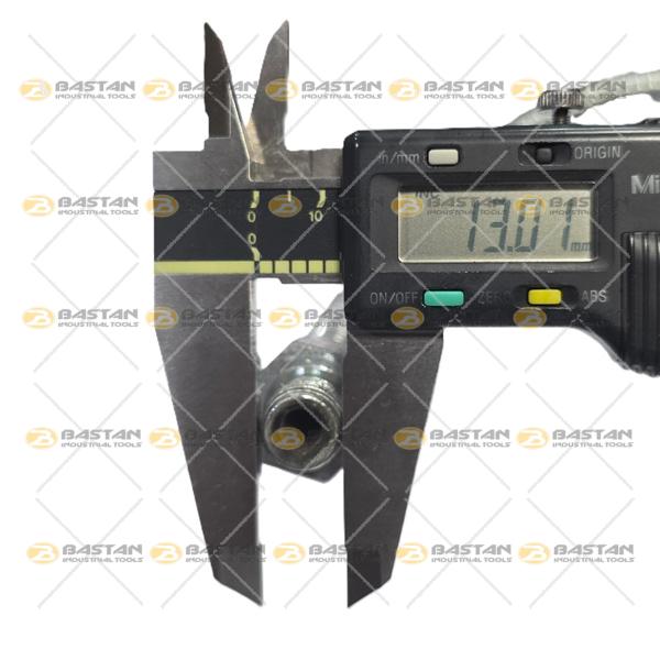 شلنگ آب صابون 1/4 فلزی 50 سانت کمر بزرگ