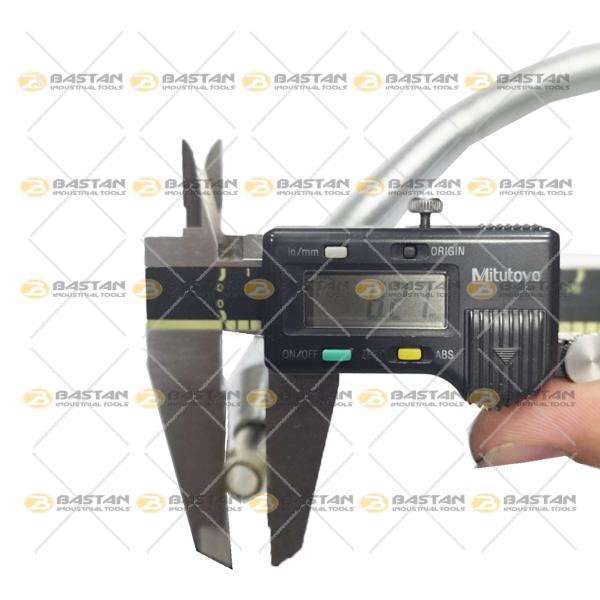 شلنگ آب صابون 1/4 فلزی 50 سانت کمر بزرگ