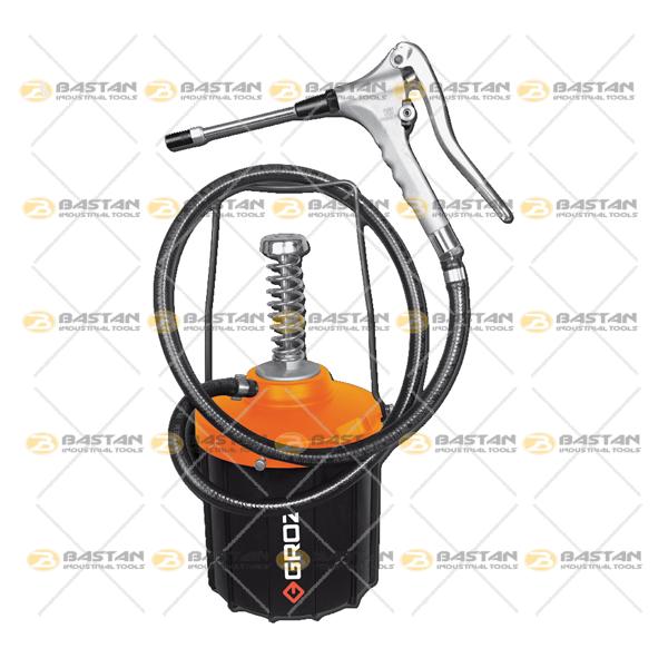 گریس پمپ سطلی پرتابل پایی 5 کیلویی GROZ (گروز)