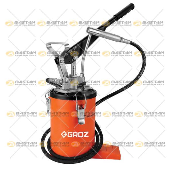 گریس پمپ سطلی دستی بدون چرخ 3 کیلویی GROZ (گروز)