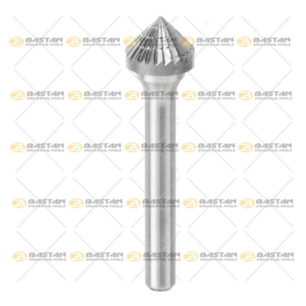 فرز فرم مدل K دنباله 6 میلیمتر Double Cut (در 9 سایز)