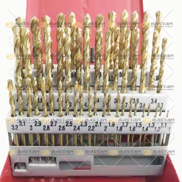 جعبه مته 51 عددی 1-6 میلیمتر طلایی