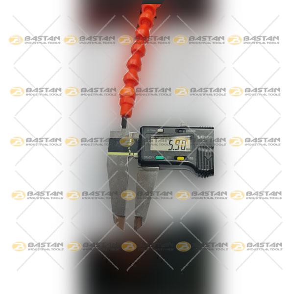 شلنگ آب صابون 1/8 پلاستیکی ساده (بدون شیر)