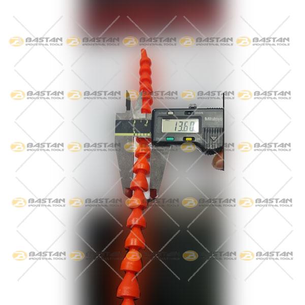 شلنگ آب صابون 1/8 پلاستیکی ساده (بدون شیر)