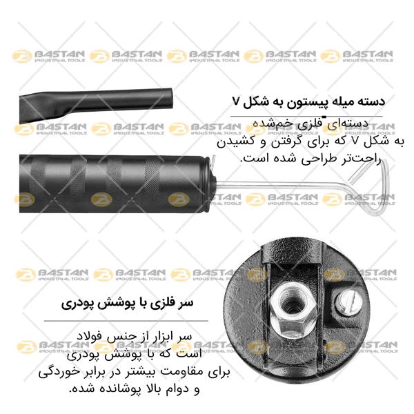 گریس پمپ دستی استاندارد 500cc کد G1R/STD/M برند GROZ (گروز)