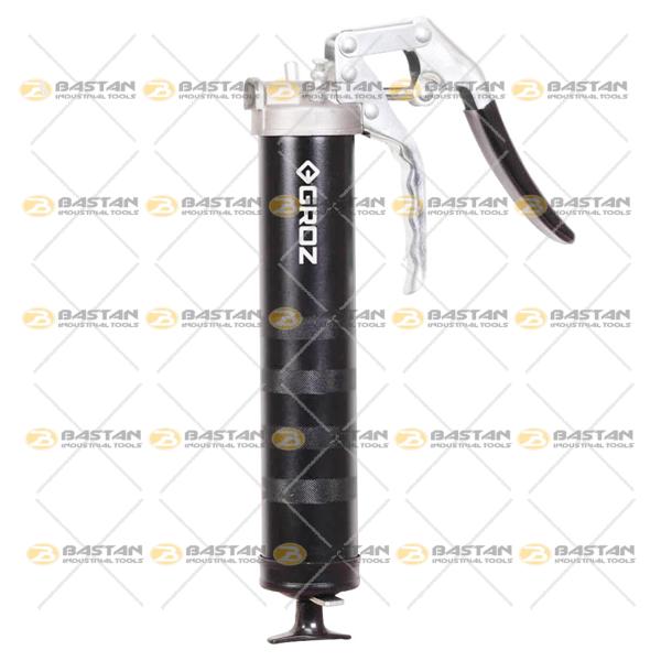 گریس پمپ دستی پیستولی حرفه ای 500cc کد G5R/PRO/M برند GROZ (گروز)