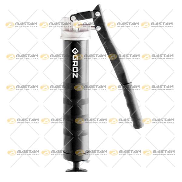گریس پمپ دستی حرفه ای 500cc کد G8R/BL/M برند GROZ (گروز)