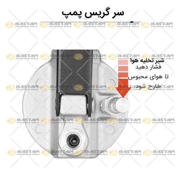 گریس پمپ دستی دو پیستون 500cc کد G2R/M برند GROZ (گروز)