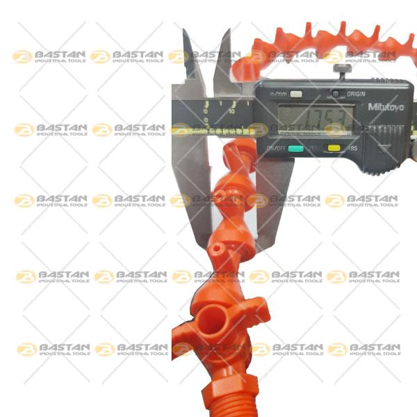 شلنگ آب صابون 1/4 پلاستیکی دیواره آب پاش (شیردار)