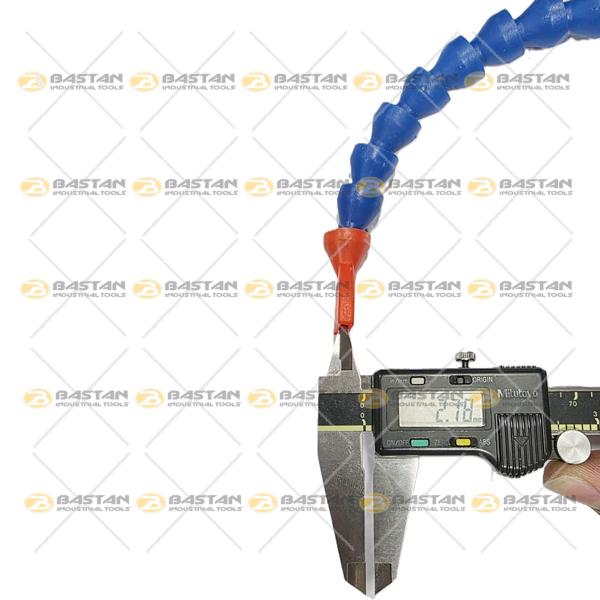 شیلنگ آب صابون 1/4 پلاستیکی سر تخت (بدون شیر)