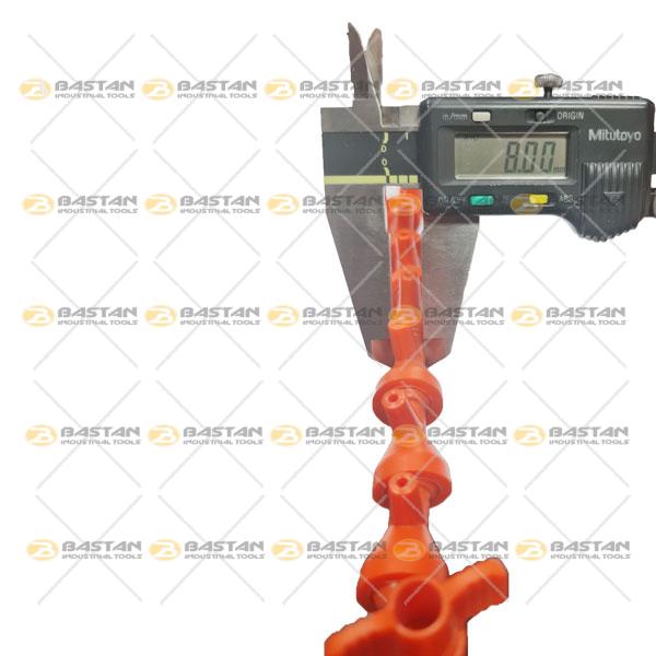 شلنگ آب صابون 1/4 پلاستیکی دیواره آب پاش (شیردار)