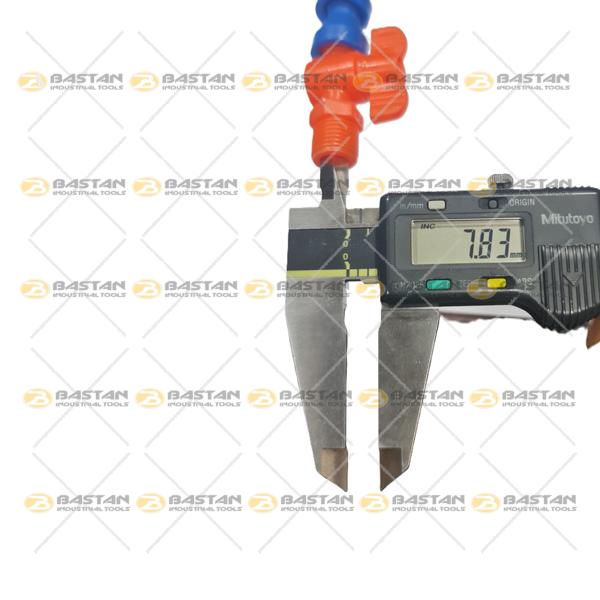 شیلنگ آب صابون 1/4 پلاستیکی سر تخت شیردار