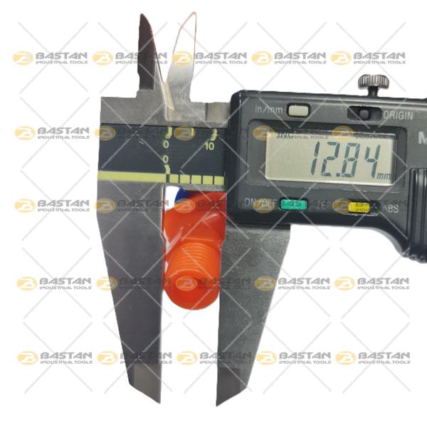 شیلنگ آب و صابون 1/4 پلاستیکی دو راه شیر دار