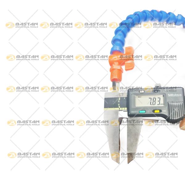 شیلنگ آب صابون 1/4 پلاستیکی شیردار