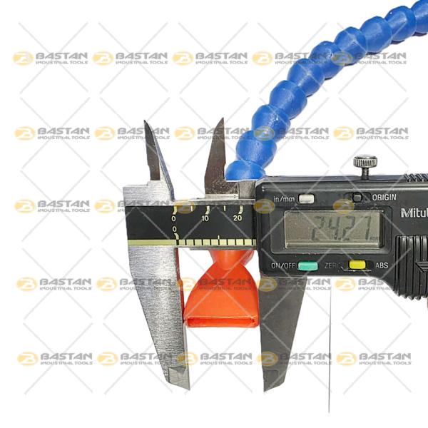 شیلنگ آب صابون 1/4 پلاستیکی سر تخت (بدون شیر)