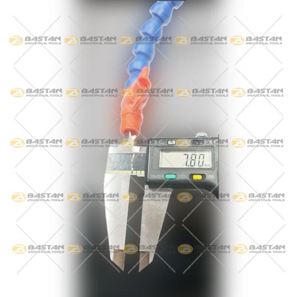 شلنگ آب صابون 1/4 پلاستیکی سری جارویی (شیردار)