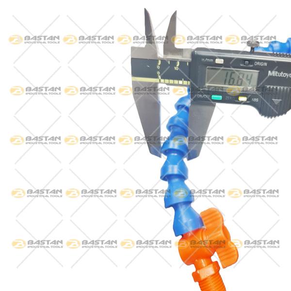 شیلنگ آب صابون 1/4 پلاستیکی شیردار