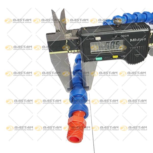 شیلنگ آب و صابون 1/4 پلاستیکی دو راه ساده