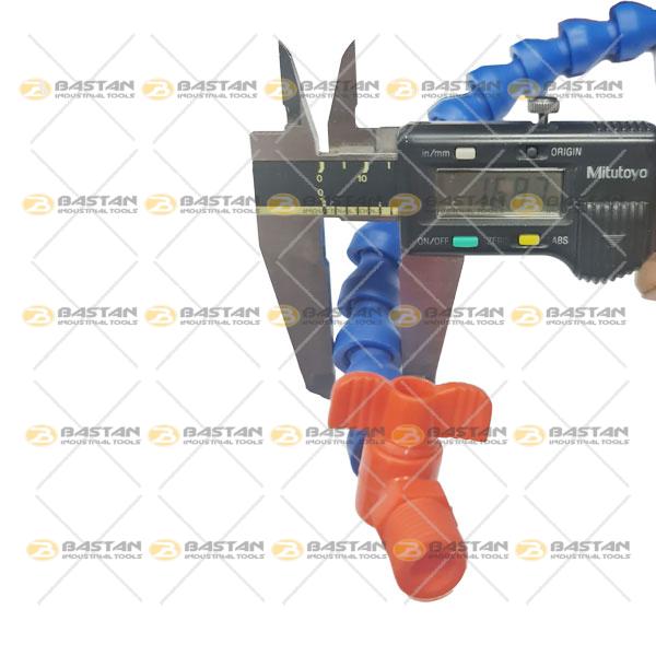 شلنگ آب صابون 1/4 پلاستیکی سری جارویی (شیردار)