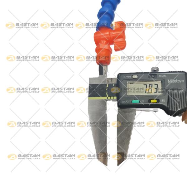 شیلنگ آب و صابون 1/4 پلاستیکی دو راه شیر دار