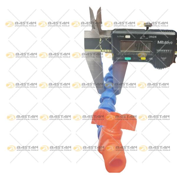 شلنگ آب صابون 1/4 پلاستیکی سری جارویی (شیردار)