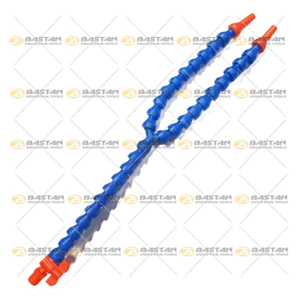 شیلنگ آب و صابون 1/4 پلاستیکی دو راه شیر دار