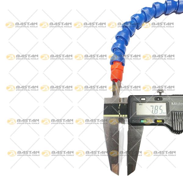 شیلنگ آب صابون 1/4 پلاستیکی سر تخت (بدون شیر)