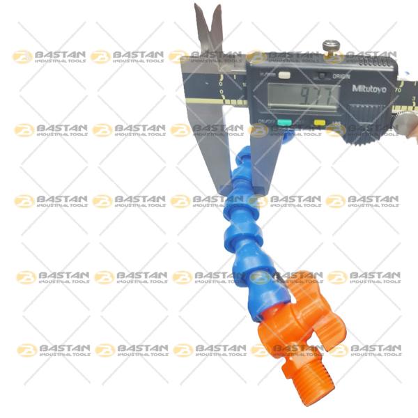 شیلنگ آب صابون 1/4 پلاستیکی شیردار