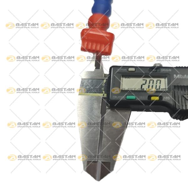 شلنگ آب صابون 1/4 پلاستیکی سری جارویی (شیردار)