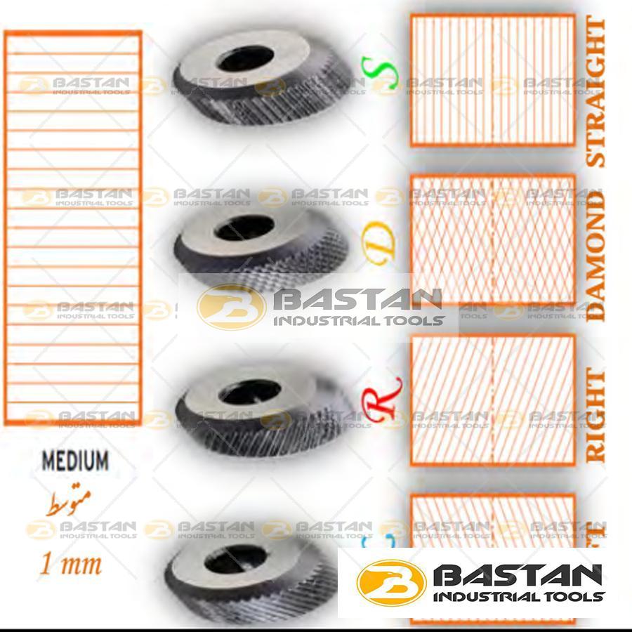 قرقره آج زنی متوسط 1 mm(کد کالا K20/M) ( در 4 سایز مختلف)