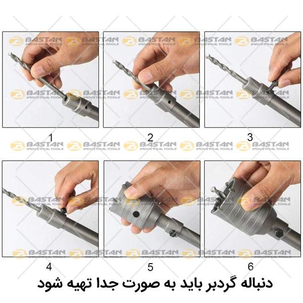 گردبر سنگ، بتن و گرانیت (16 سایز)
