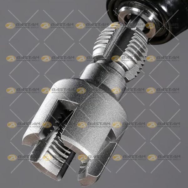 حدیده و قلاویز لوله سفید 2 در 1 سایز 1/2 اینچ