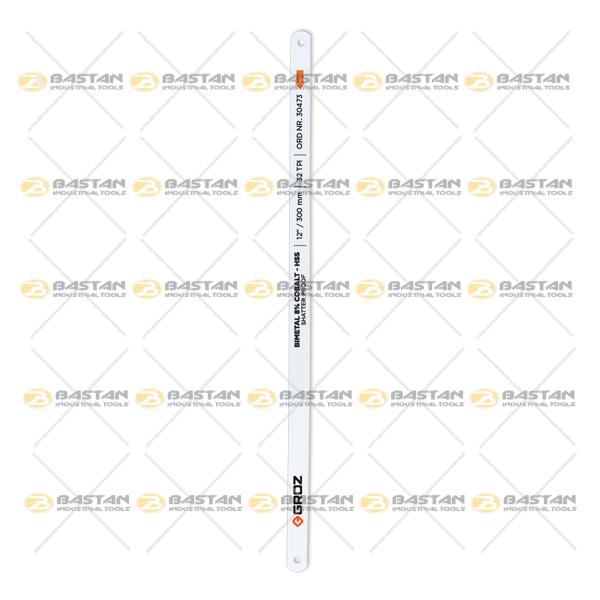 تیغ کمان اره HB-BC آلیاژ HSS-CO 8% برند GROZ (گروز)