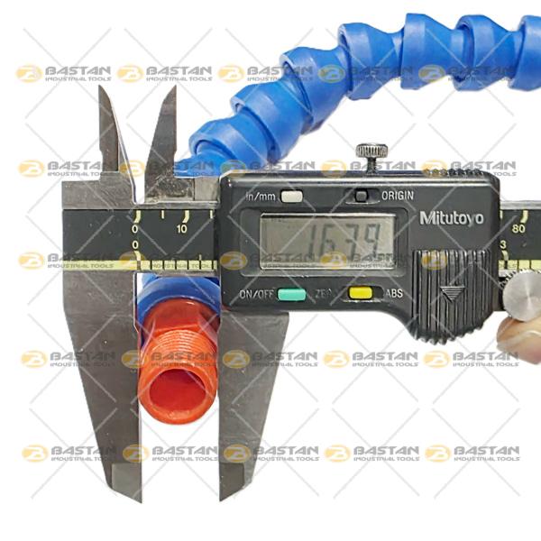 شیلنگ آب و صابون 3/8 پلاستیکی دو راه ساده