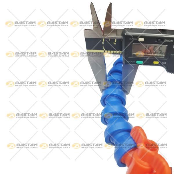 شیلنگ آب و صابون 3/8 پلاستیکی سر اردکی شیر دار