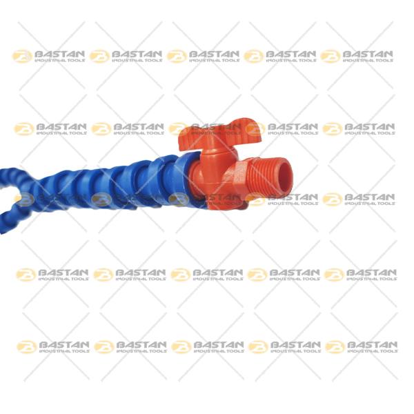 شیلنگ آب صابون 3/8 پلاستیکی دوراه شیردار