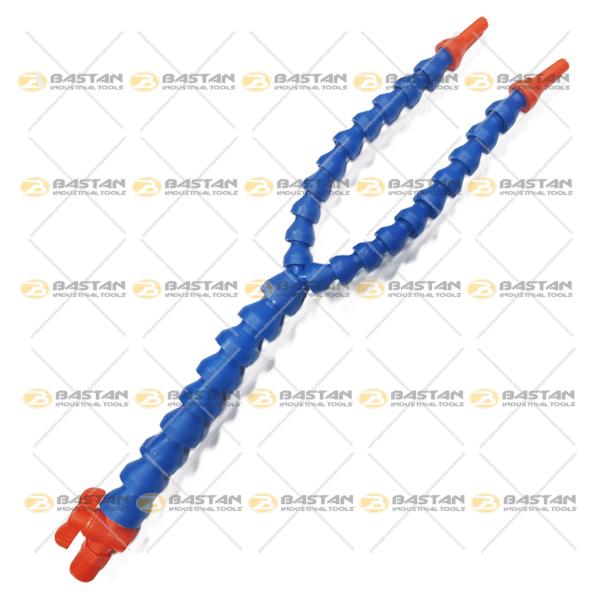 شیلنگ آب صابون 3/8 پلاستیکی دوراه شیردار