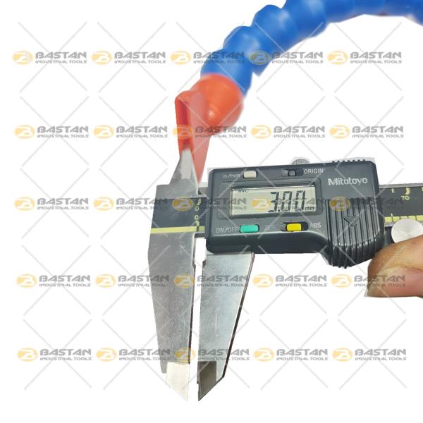 شیلنگ آب و صابون 3/8 پلاستیکی سر اردکی ساده