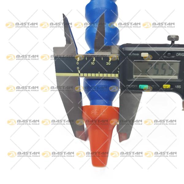 شیلنگ آب صابون 3/8 پلاستیکی ساده (شیردار)